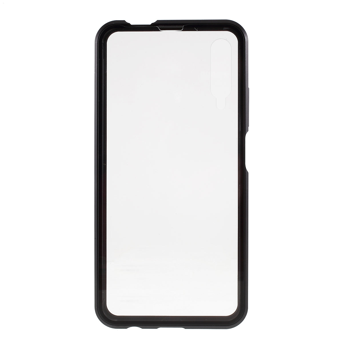 Magnetic Adsorption Metal + Tempered Glass Hybrid Case for Huawei Honor 9X (For China)