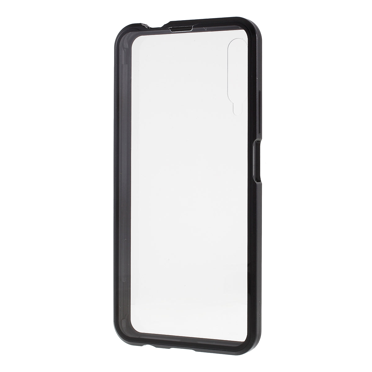 Magnetic Adsorption Metal + Tempered Glass Hybrid Case for Huawei Honor 9X (For China)