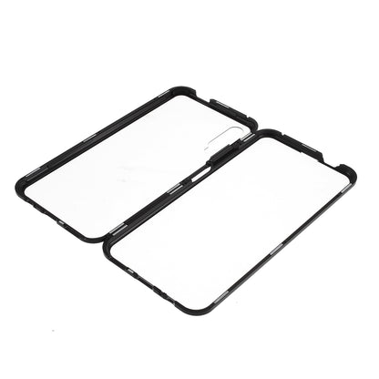 Magnetic Adsorption Metal + Tempered Glass Hybrid Case for Huawei Honor 9X (For China)