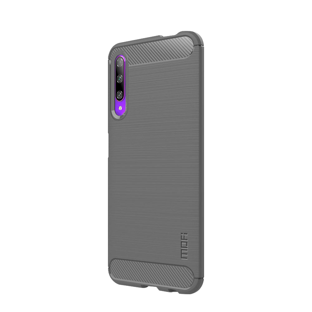 MOFI Carbon Fiber Skin Brushed TPU Back Casing for Huawei Y9s/Honor 9X Pro (China)/Honor 9X (For China)/P Smart Pro (2019)