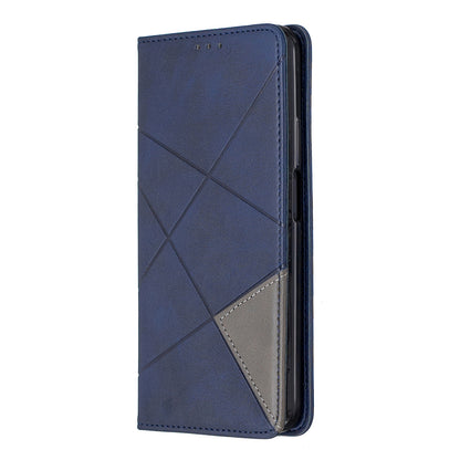 Geometric Pattern Leather Card Holder Case for Huawei Honor 9X (For China) / 9X Pro