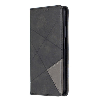 Geometric Pattern Leather Card Holder Case for Huawei Honor 9X (For China) / 9X Pro