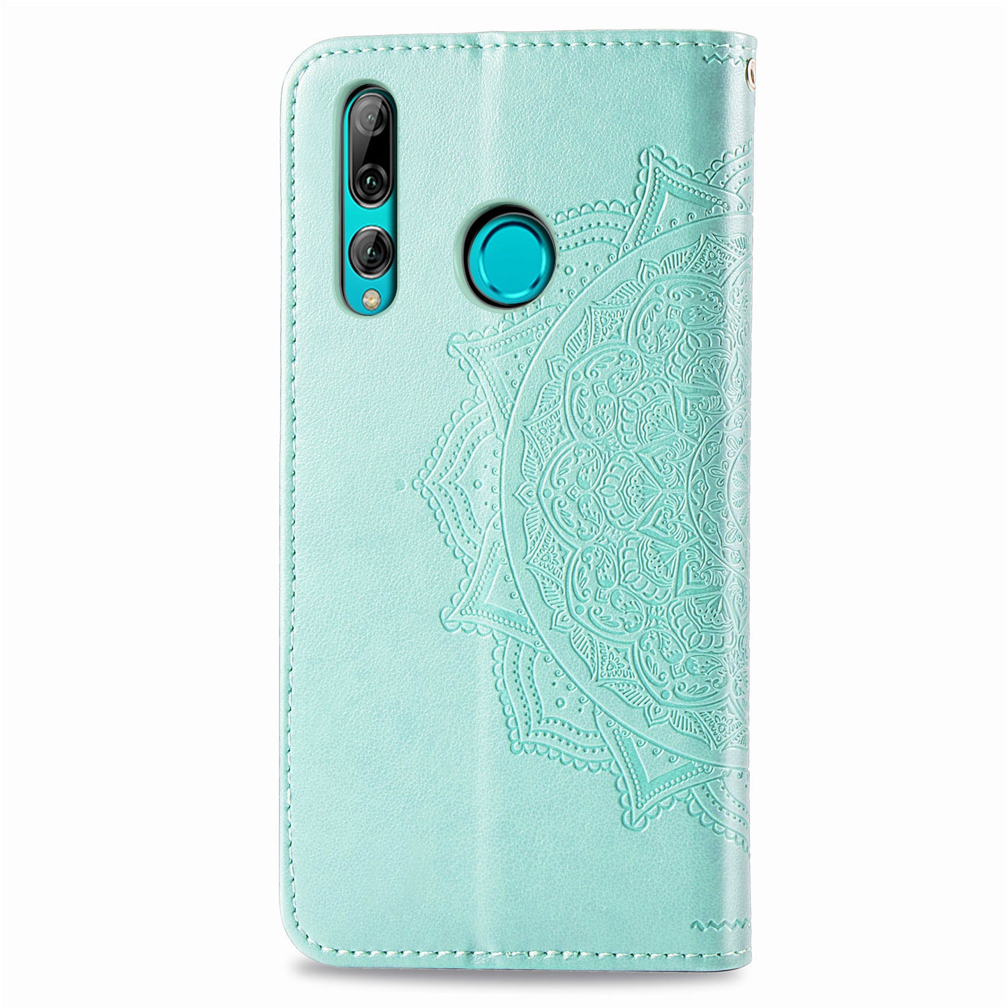 Embossed Mandala Flower Leather Wallet Phone Case for Huawei Honor 9X (Global)/ Y9 Prime 2019 / Enjoy 10 Plus