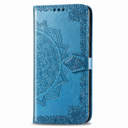 Embossed Mandala Flower Leather Wallet Phone Case for Huawei Honor 9X (Global)/ Y9 Prime 2019 / Enjoy 10 Plus