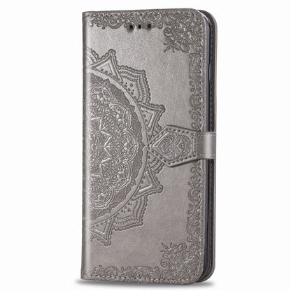 Embossed Mandala Flower Leather Wallet Phone Case for Huawei Honor 9X (Global)/ Y9 Prime 2019 / Enjoy 10 Plus