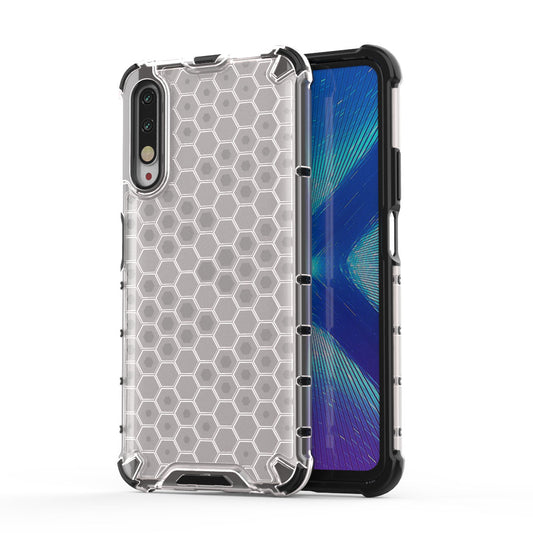 Honeycomb Pattern Shock-proof TPU + PC Hybrid Shell for Huawei Honor 9X (For China)/9X Pro
