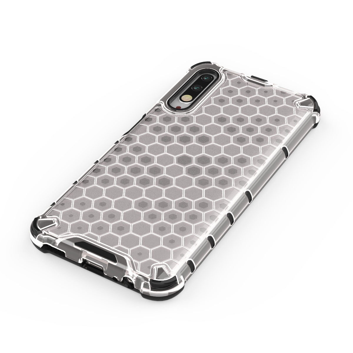 Honeycomb Pattern Shock-proof TPU + PC Hybrid Shell for Huawei Honor 9X (For China)/9X Pro