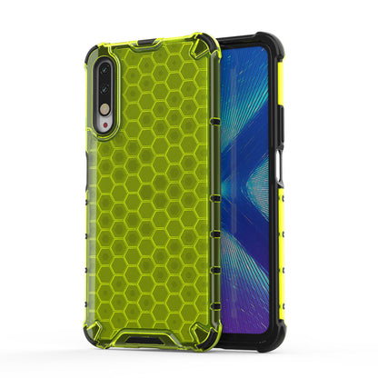Honeycomb Pattern Shock-proof TPU + PC Hybrid Shell for Huawei Honor 9X (For China)/9X Pro