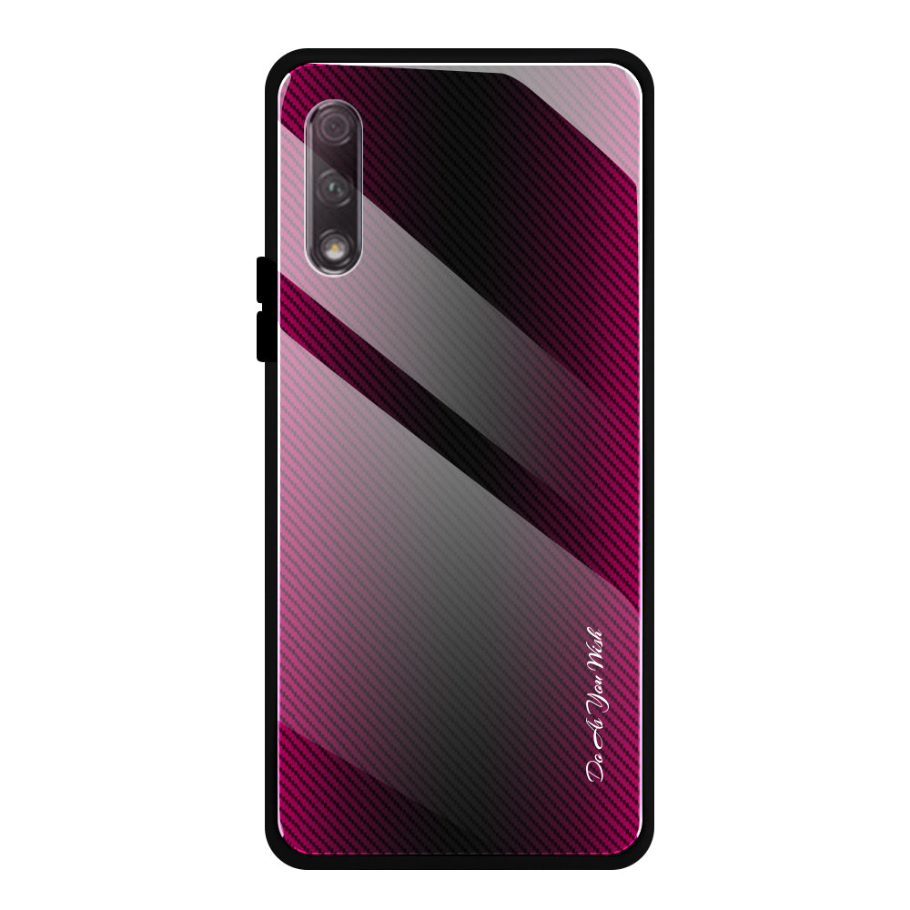 Texture Gradient Tempered Glass Phone Case for Huawei Y9s/P smart Pro 2019/Honor 9X (For China)/9X Pro