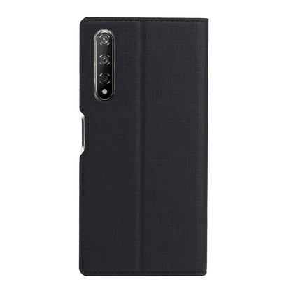 VILI DMX Cross Texture Leather Stand Case with Card Slot for Huawei Honor 9X (For China) / 9X Pro