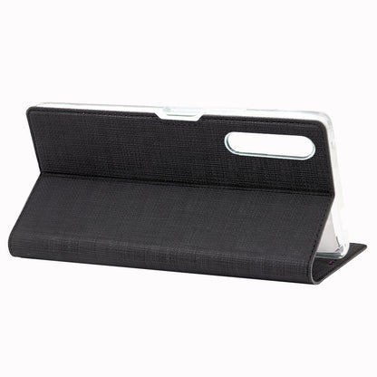 VILI DMX Cross Texture Leather Stand Case with Card Slot for Huawei Honor 9X (For China) / 9X Pro