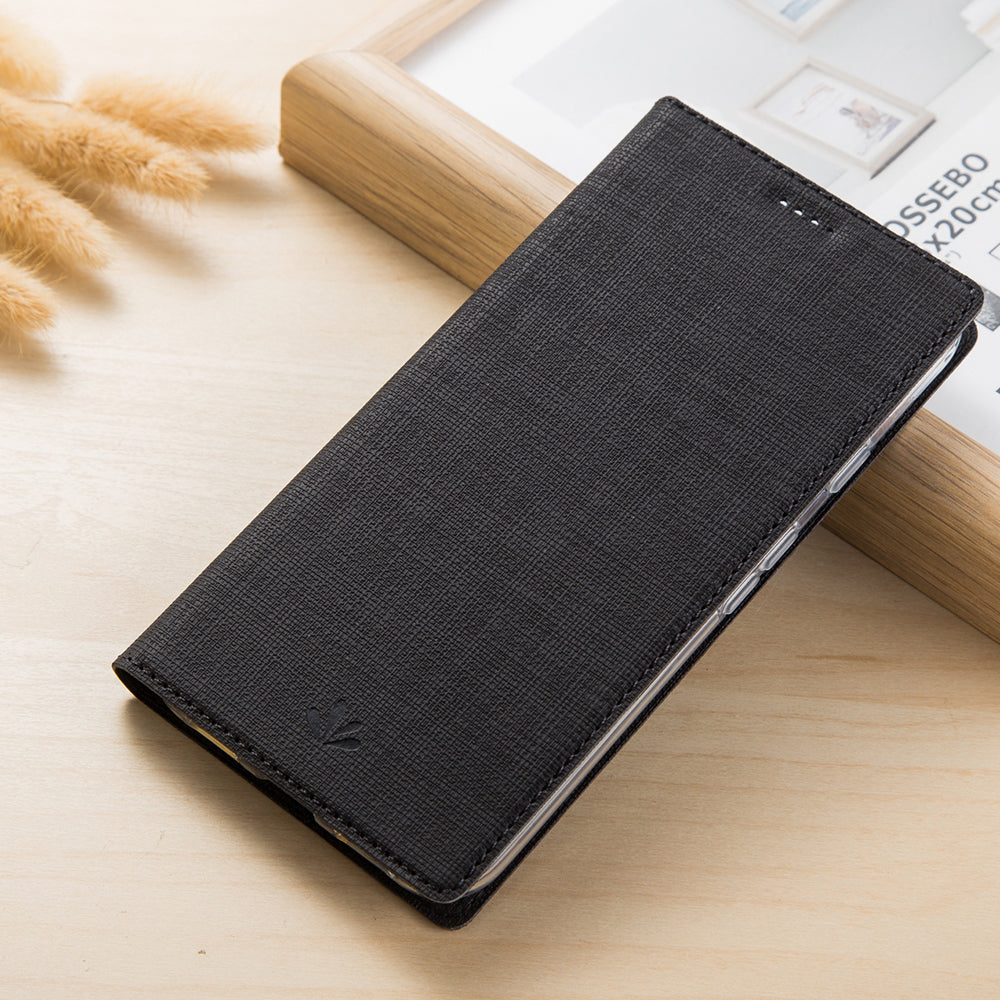 VILI DMX Cross Texture Leather Stand Case with Card Slot for Huawei Honor 9X (For China) / 9X Pro