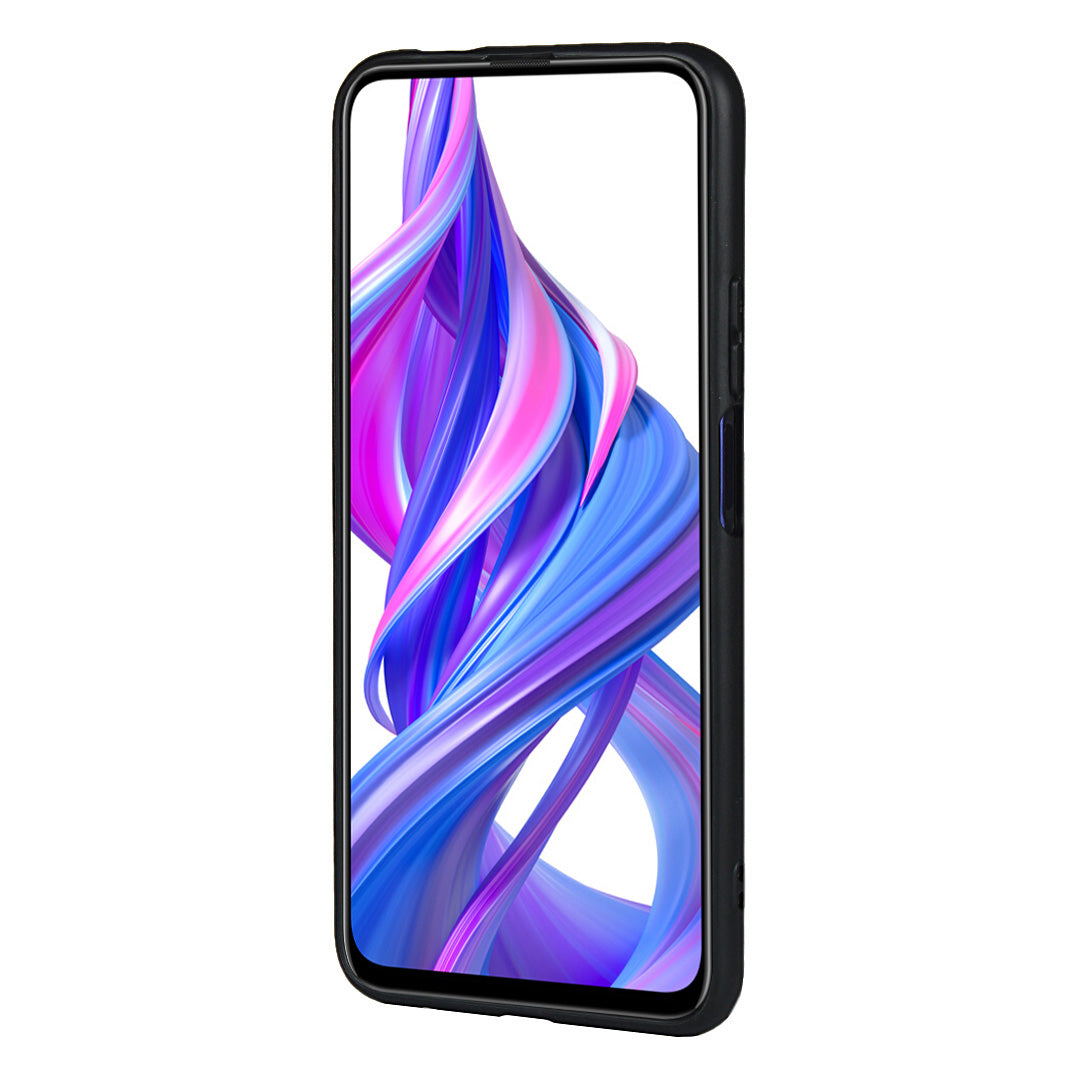 PU Leather Coated Hard PC Case Cover for Huawei Honor 9X Pro