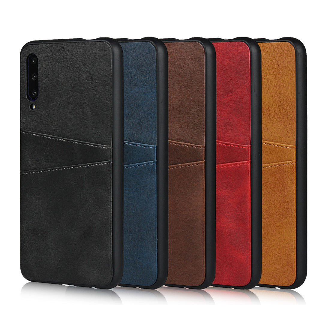 PU Leather Coated Hard PC Case Cover for Huawei Honor 9X Pro