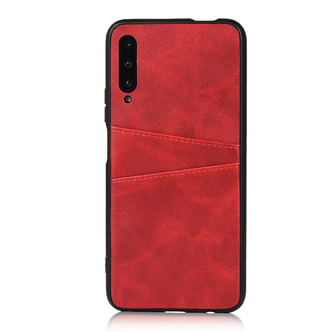 PU Leather Coated Hard PC Case Cover for Huawei Honor 9X Pro