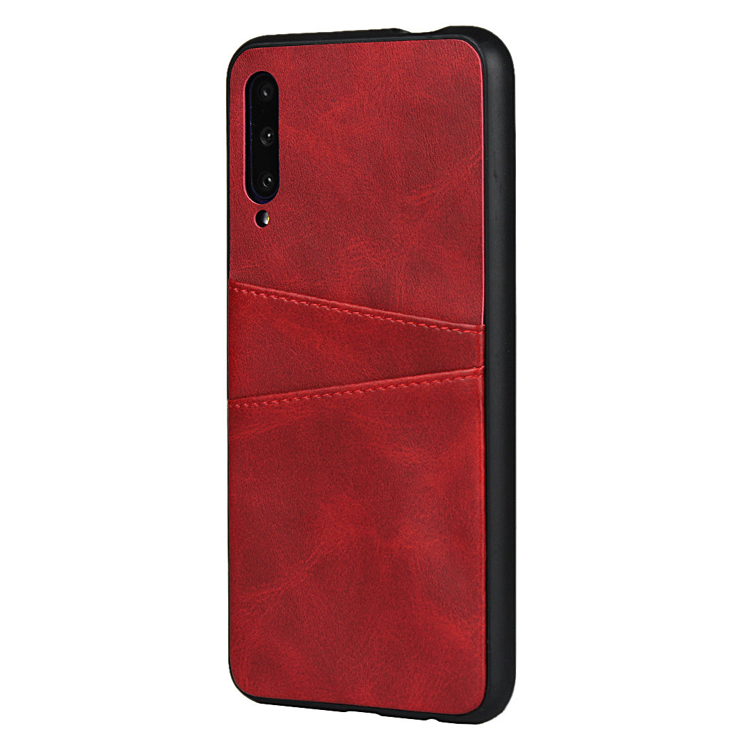 PU Leather Coated Hard PC Case Cover for Huawei Honor 9X Pro