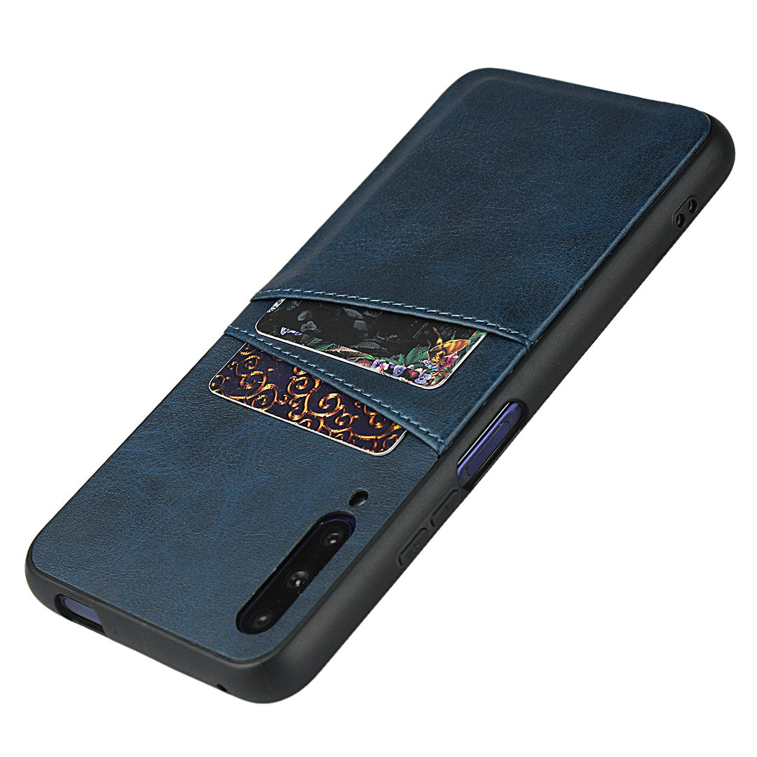 PU Leather Coated Hard PC Case Cover for Huawei Honor 9X Pro