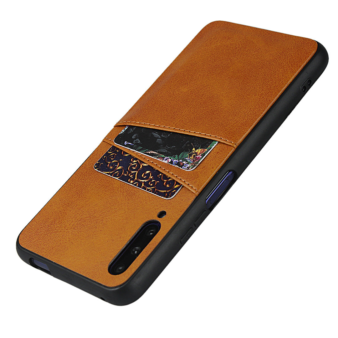 PU Leather Coated Hard PC Case Cover for Huawei Honor 9X Pro