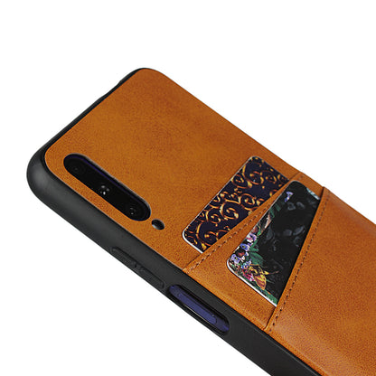 PU Leather Coated Hard PC Case Cover for Huawei Honor 9X Pro