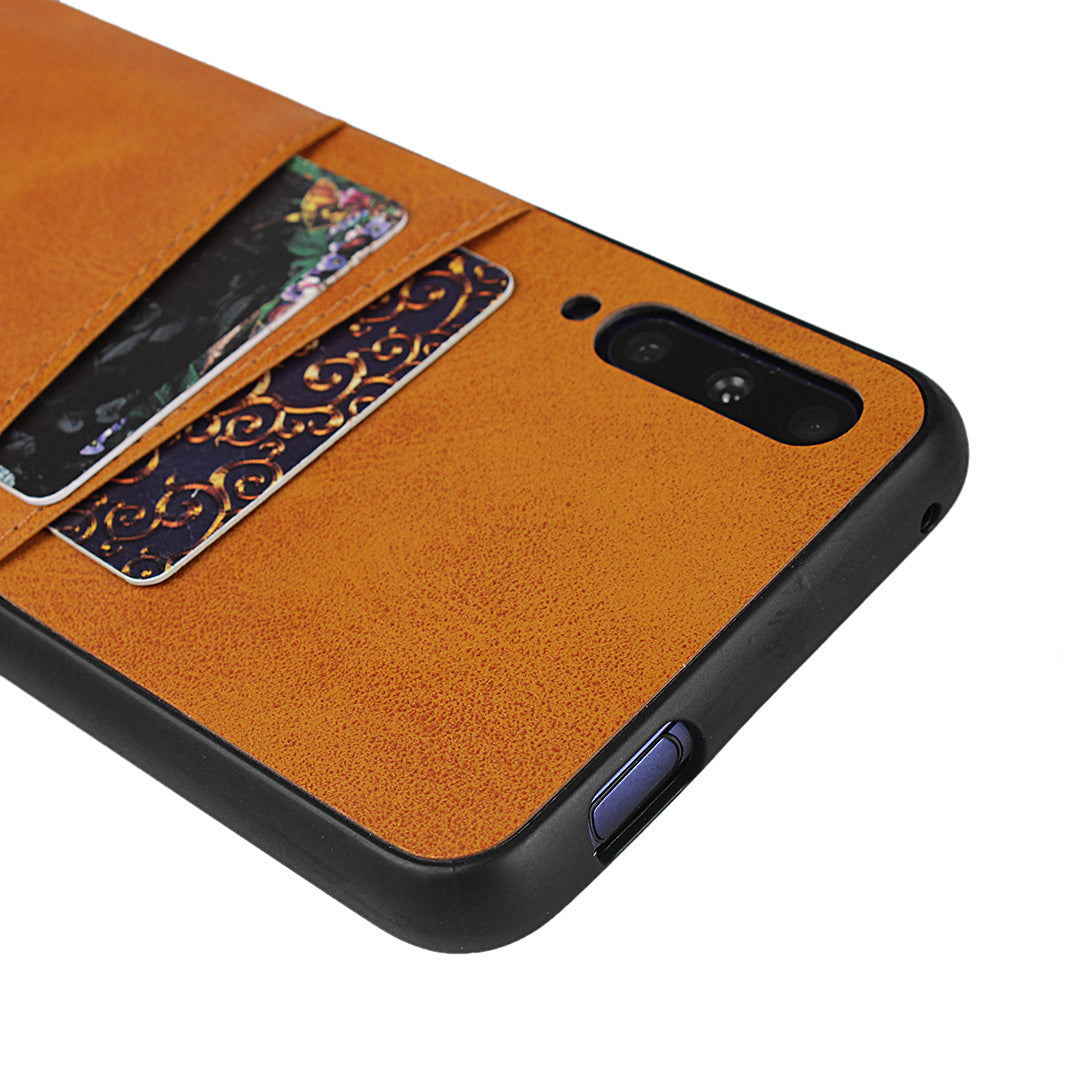 PU Leather Coated Hard PC Case Cover for Huawei Honor 9X Pro