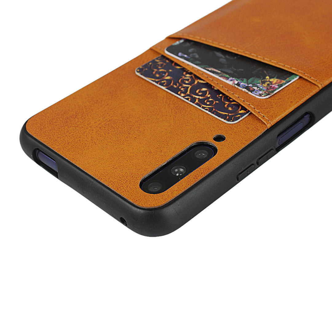 PU Leather Coated Hard PC Case Cover for Huawei Honor 9X Pro