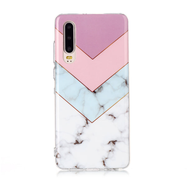 Marble Pattern IMD TPU Protection Case for Huawei P30