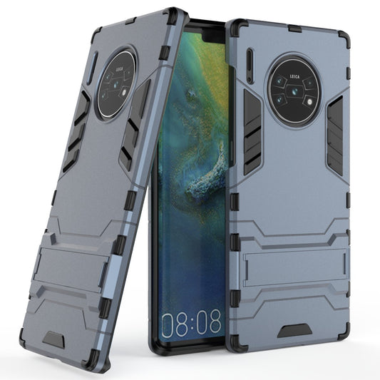 2-in-1 Plastic + TPU Combo Shell with Kickstand for Huawei Mate 30 Pro
