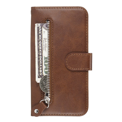 Zipper Pocket Wallet Stand Flip Leather Phone Cover for Huawei Honor 9X Pro/Honor 9X (For China)