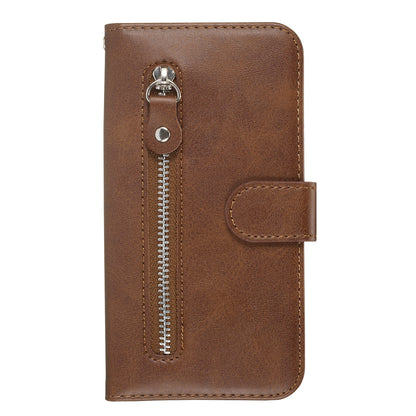 Zipper Pocket Wallet Stand Flip Leather Phone Cover for Huawei Honor 9X Pro/Honor 9X (For China)
