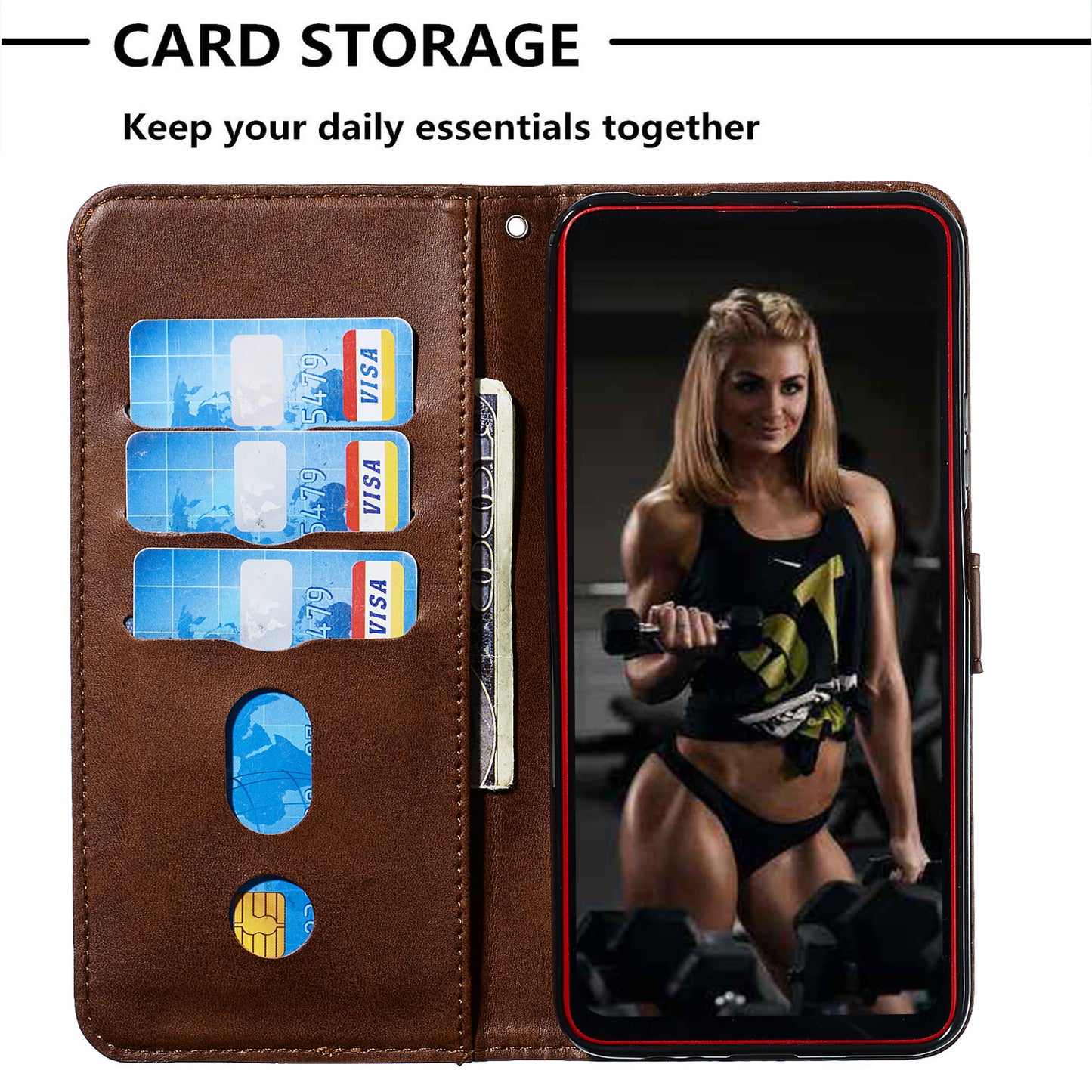 Zipper Pocket Wallet Stand Flip Leather Phone Cover for Huawei Honor 9X Pro/Honor 9X (For China)