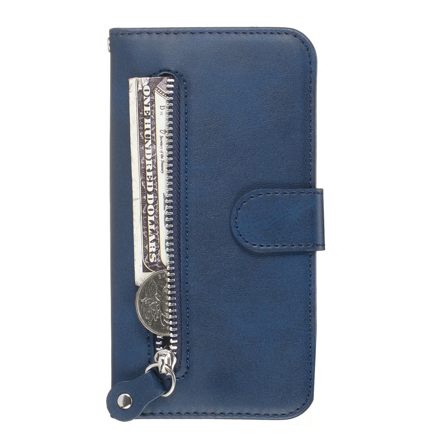 Zipper Pocket Wallet Stand Flip Leather Phone Cover for Huawei Honor 9X Pro/Honor 9X (For China)