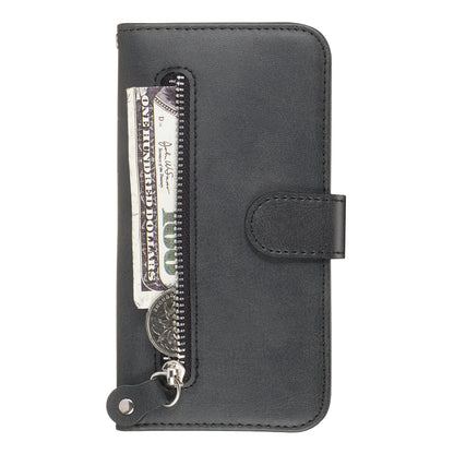 Zipper Pocket Wallet Stand Flip Leather Phone Cover for Huawei Honor 9X Pro/Honor 9X (For China)