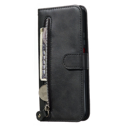 Zipper Pocket Wallet Stand Flip Leather Phone Cover for Huawei Honor 9X Pro/Honor 9X (For China)