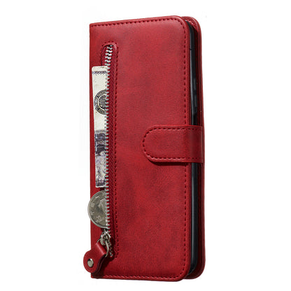 Zipper Pocket Wallet Stand Flip Leather Phone Cover for Huawei Honor 9X Pro/Honor 9X (For China)