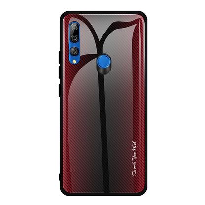 Gradient PC+Tempered Glass Back+Soft TPU Edge Case for Huawei Y9 Prime 2019