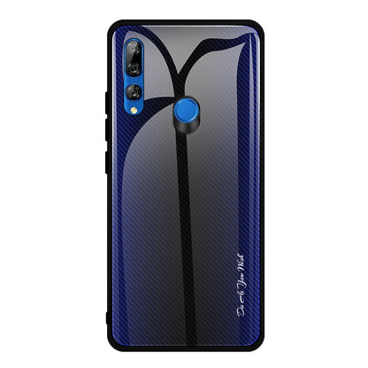 Gradient PC+Tempered Glass Back+Soft TPU Edge Case for Huawei Y9 Prime 2019