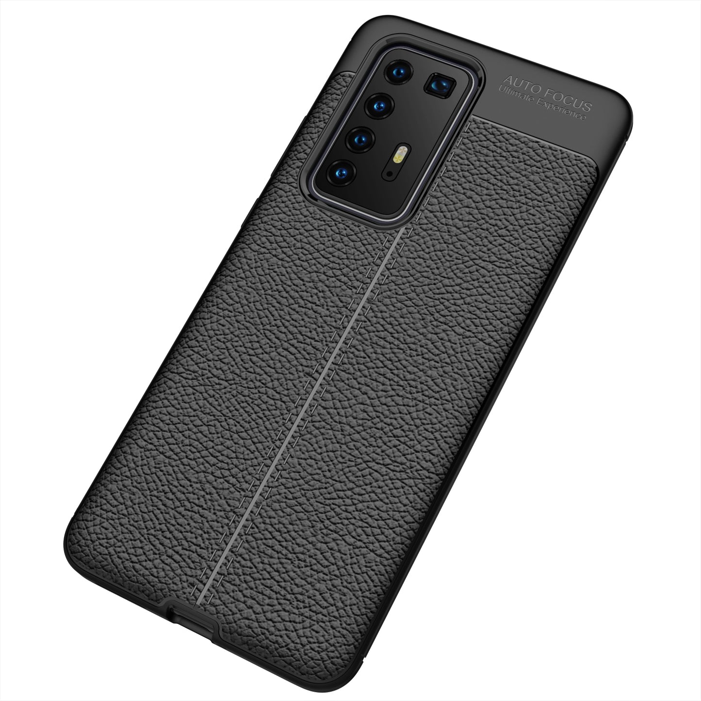 For Huawei P40 Pro Litchi Texture Flexible TPU Cell Phone Cover