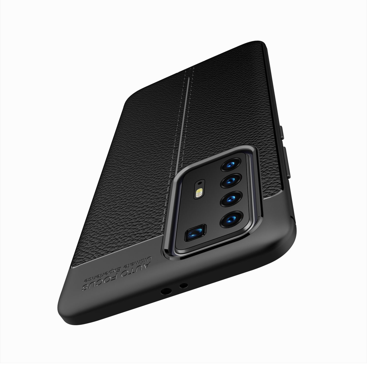 For Huawei P40 Pro Litchi Texture Flexible TPU Cell Phone Cover
