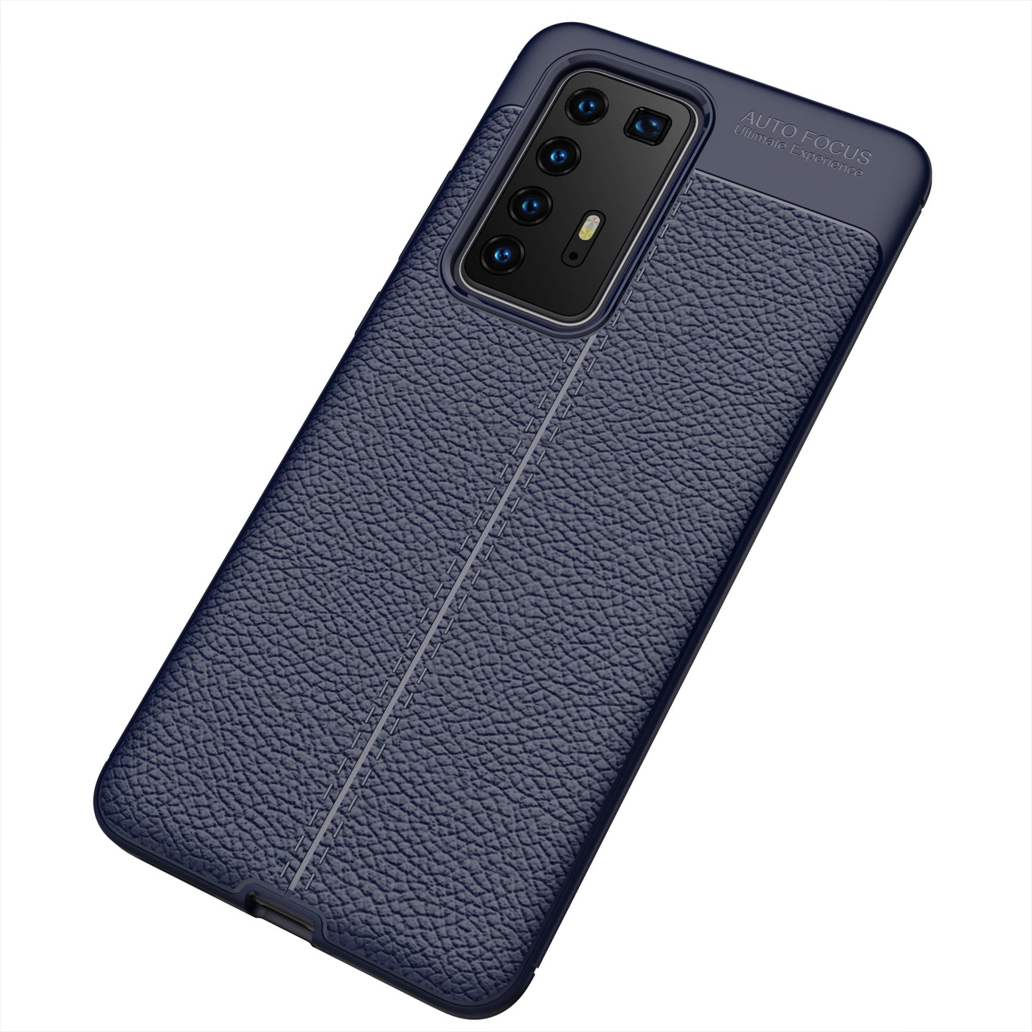 For Huawei P40 Pro Litchi Texture Flexible TPU Cell Phone Cover