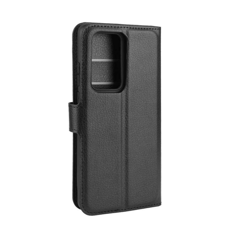 Litchi Texture Leather Wallet Stand Case Phone Shell for Huawei P40 Pro