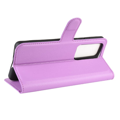 Litchi Texture Leather Wallet Stand Case Phone Shell for Huawei P40 Pro