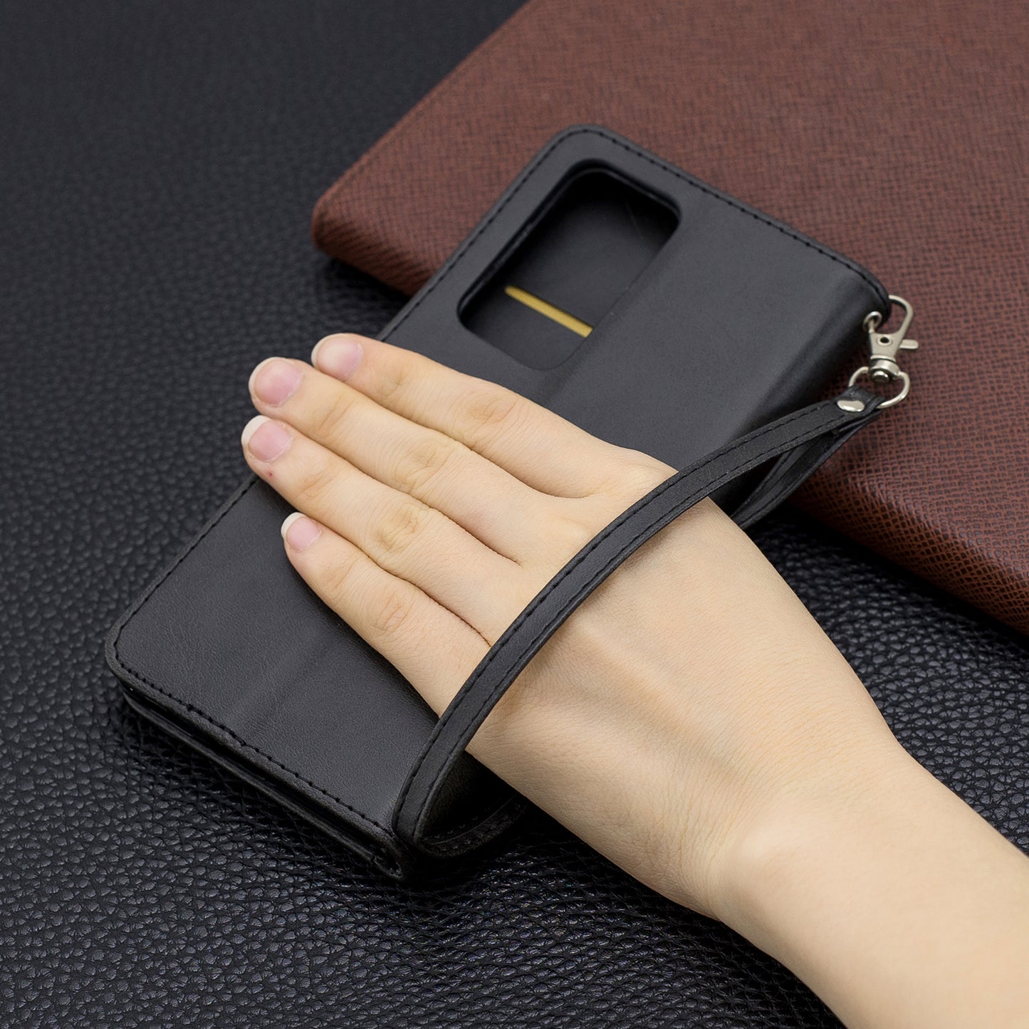 PU Leather Wallet Stand Case Cover for Huawei P40 Pro