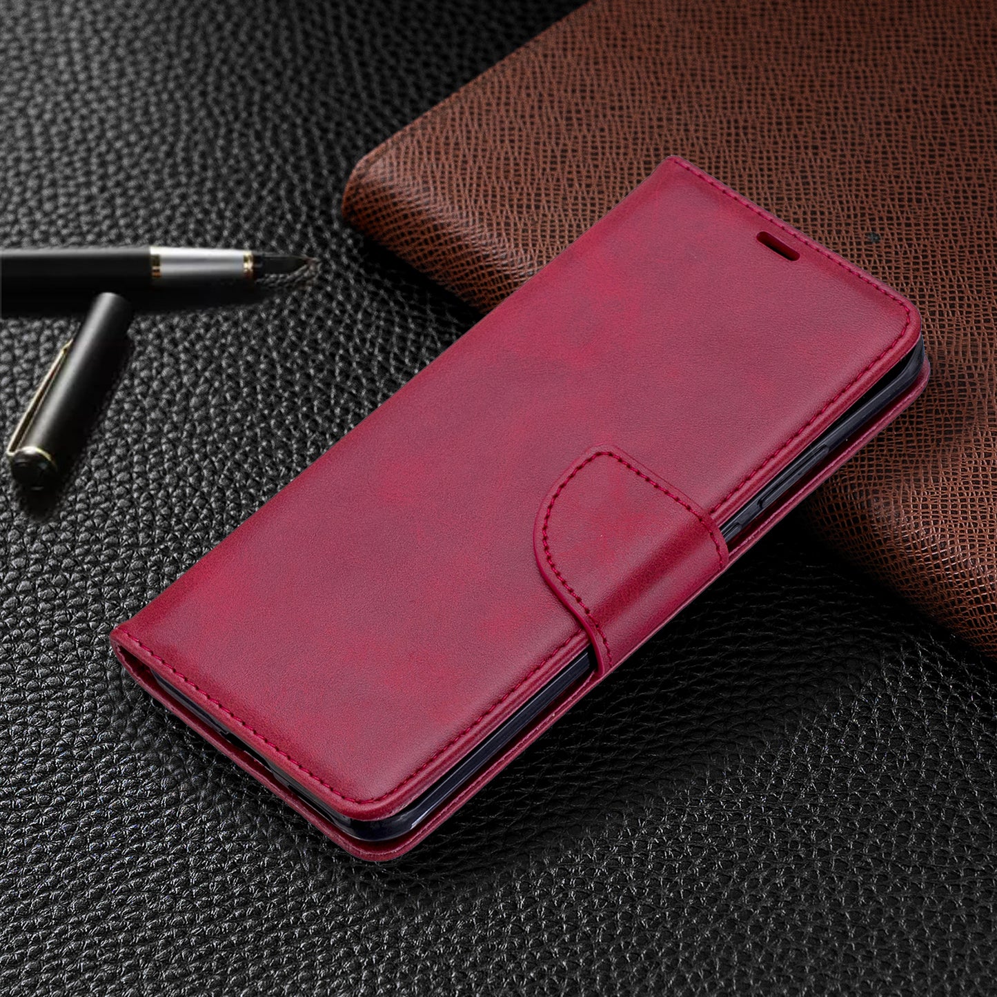 PU Leather Wallet Stand Case Cover for Huawei P40 Pro