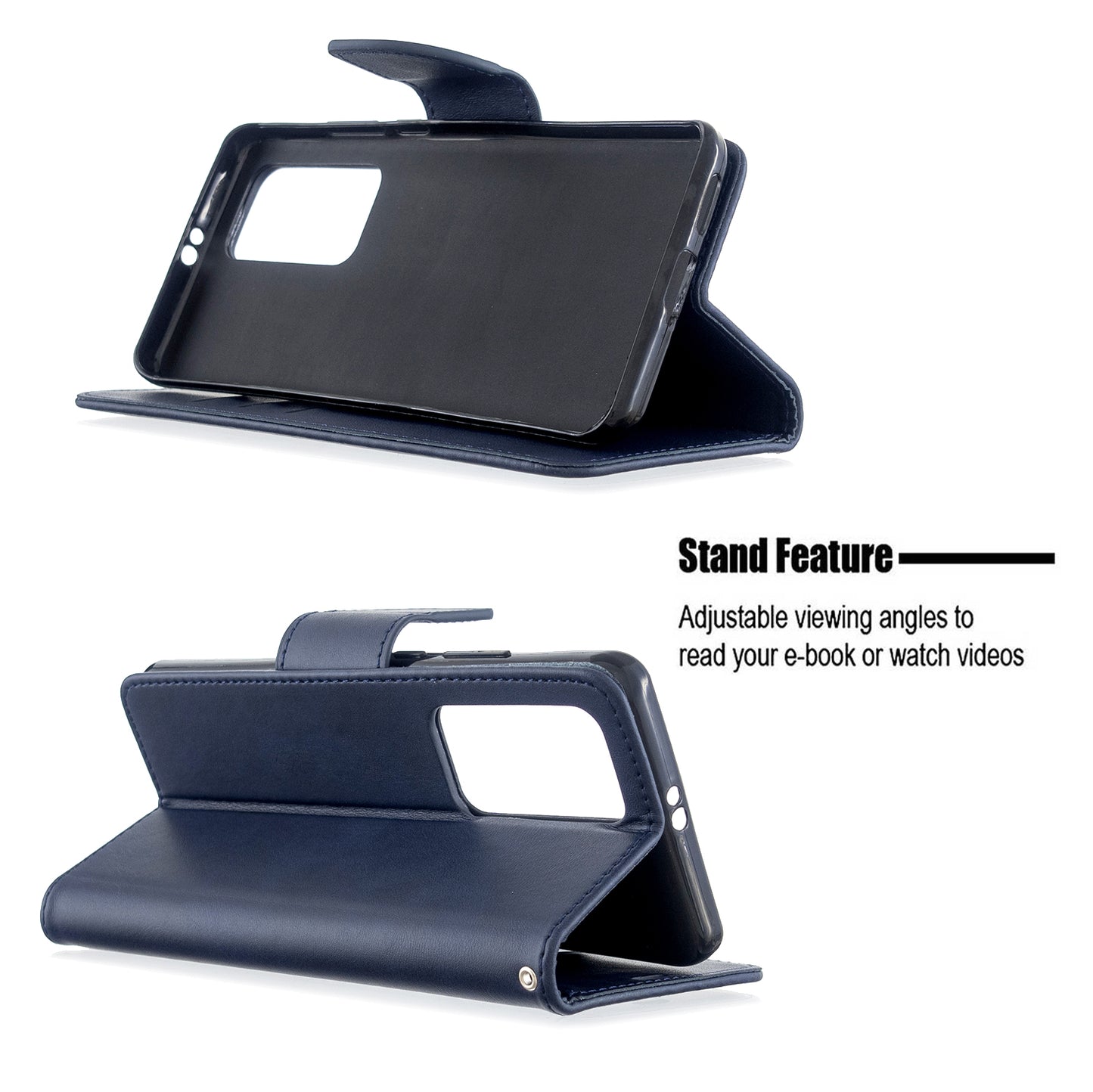 PU Leather Wallet Stand Case Cover for Huawei P40 Pro