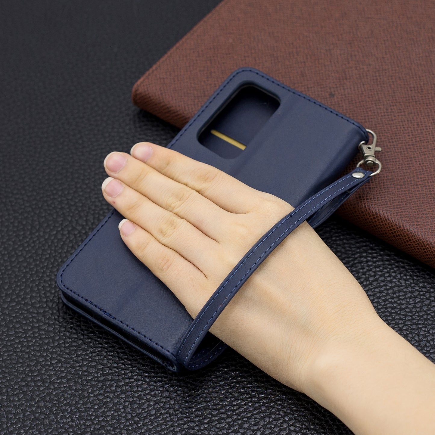 PU Leather Wallet Stand Case Cover for Huawei P40 Pro