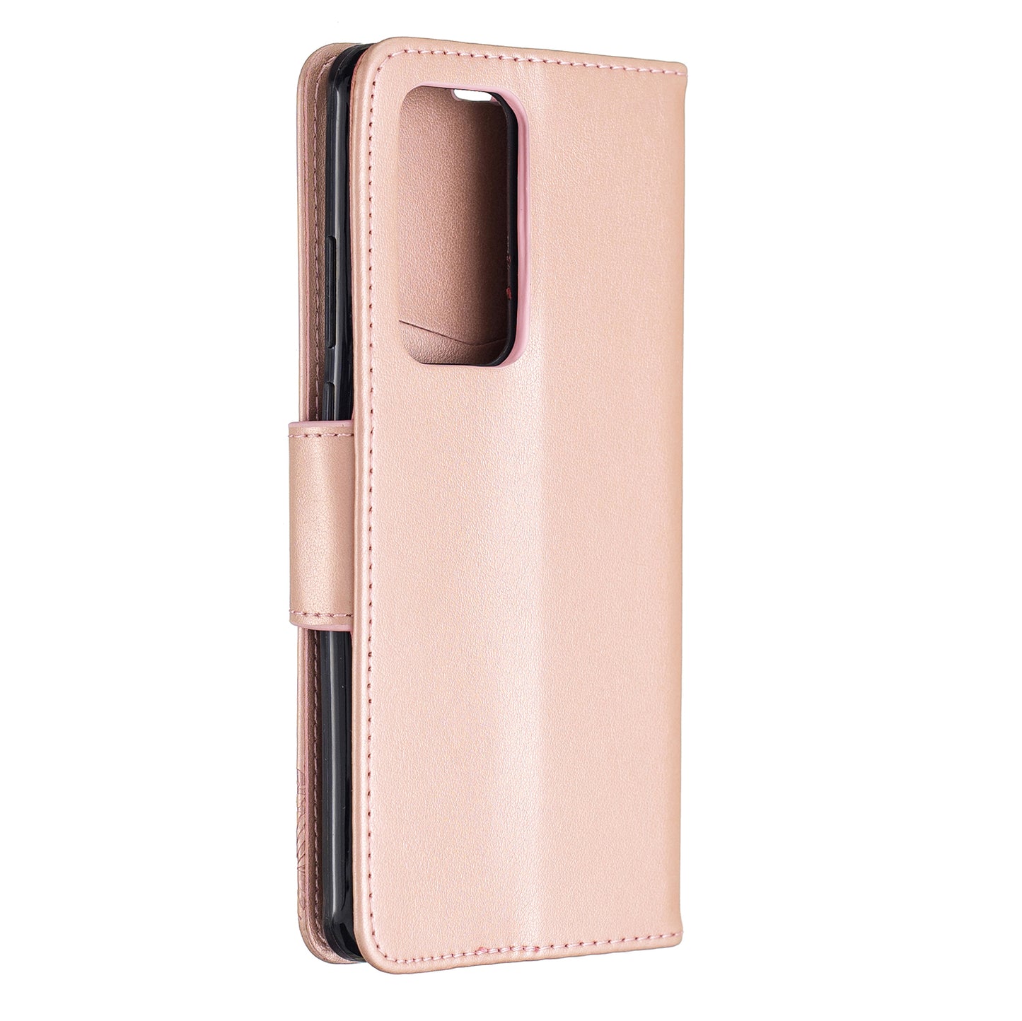 Imprint Butterfly Leather Stand Case with Card Slots for Huawei P40 Pro