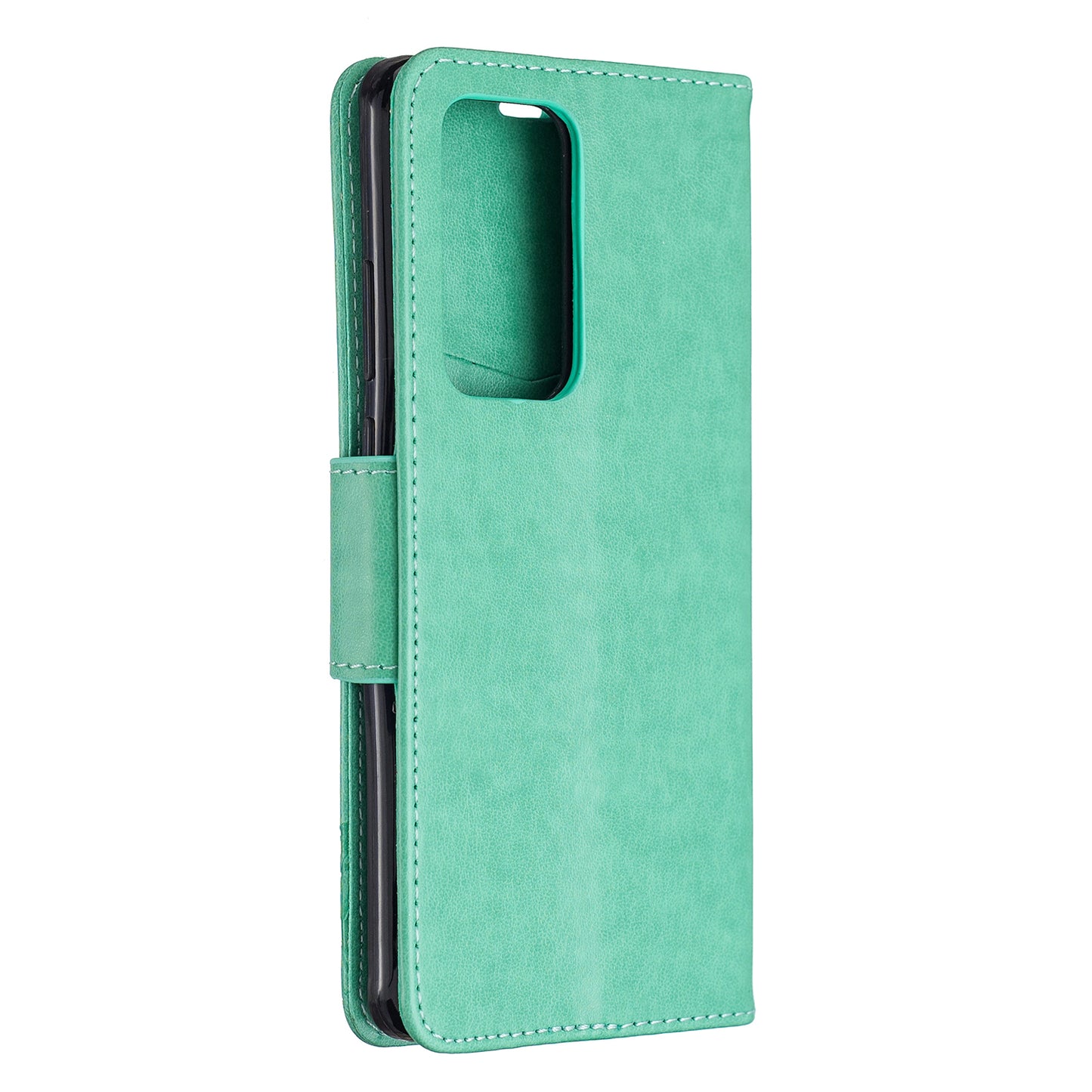 Imprint Butterfly Leather Stand Case with Card Slots for Huawei P40 Pro