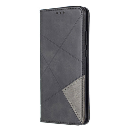 Geometric Pattern Stand Leather Card Holder Case for Huawei P40 Pro