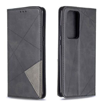 Geometric Pattern Stand Leather Card Holder Case for Huawei P40 Pro