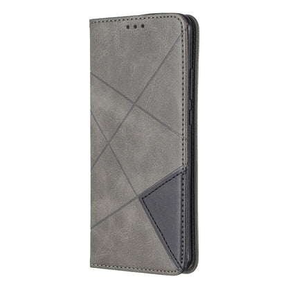 Geometric Pattern Stand Leather Card Holder Case for Huawei P40 Pro